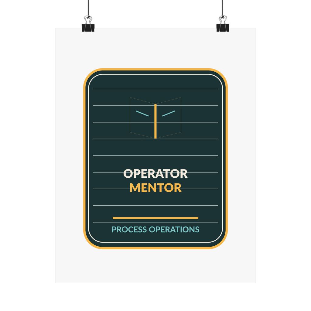 Operator Mentor Process Operations Poster