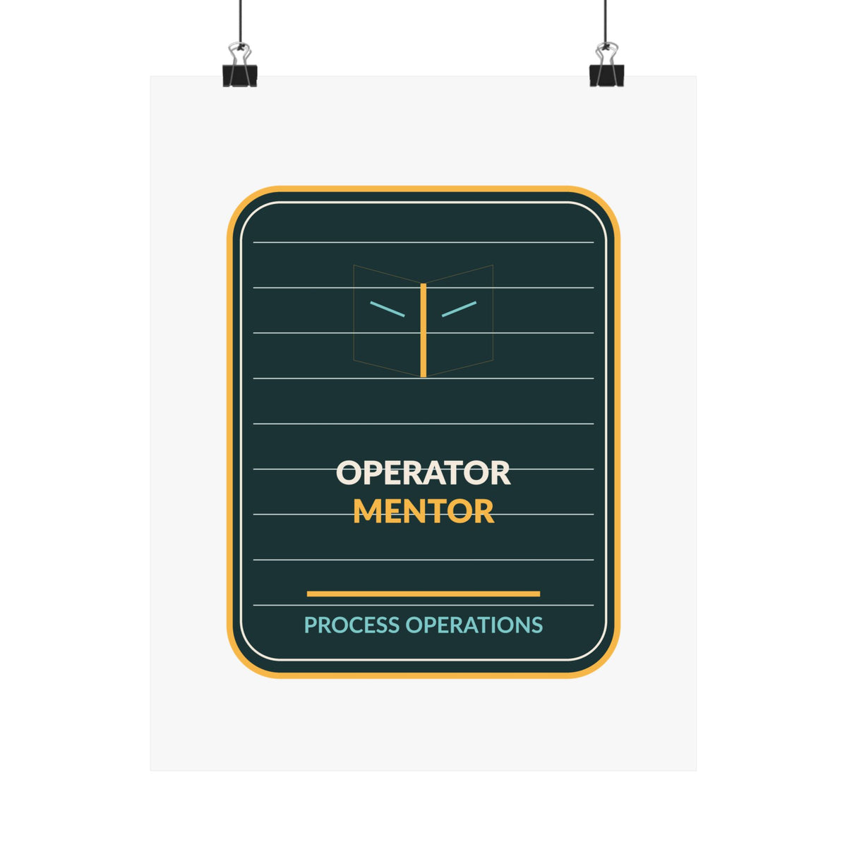 Operator Mentor Process Operations Poster