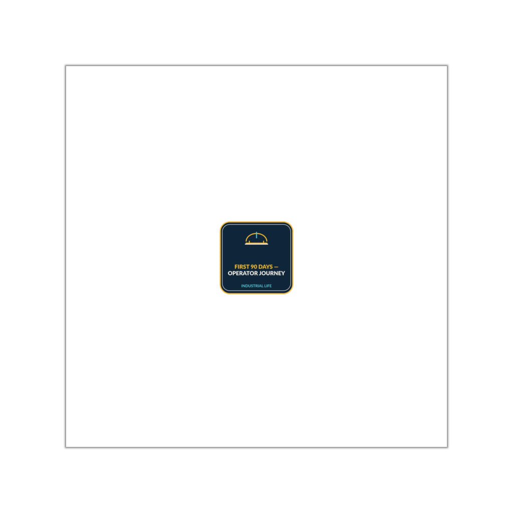 First 90 Days Operator Journey Square Sticker