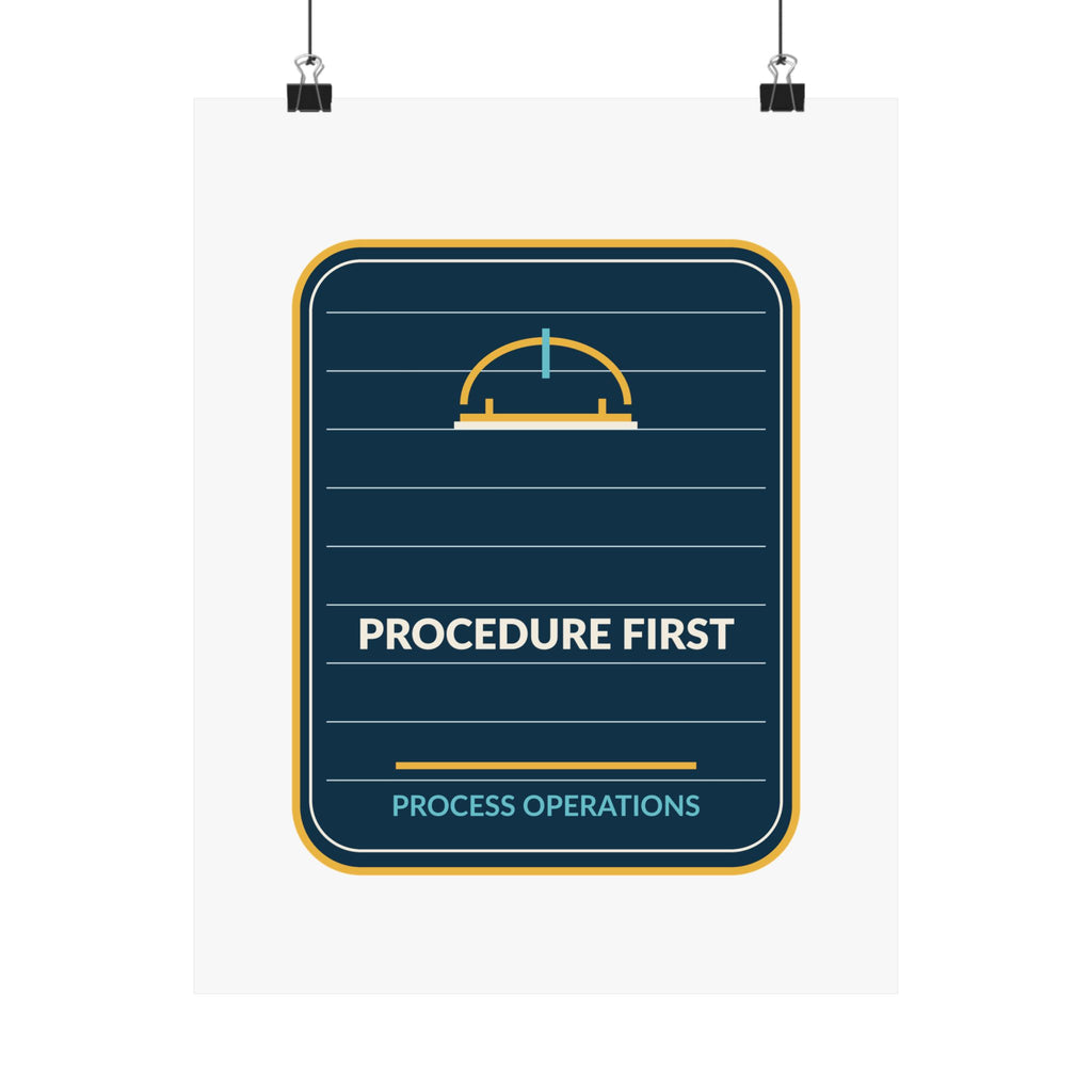 Procedure First Process Operations Poster