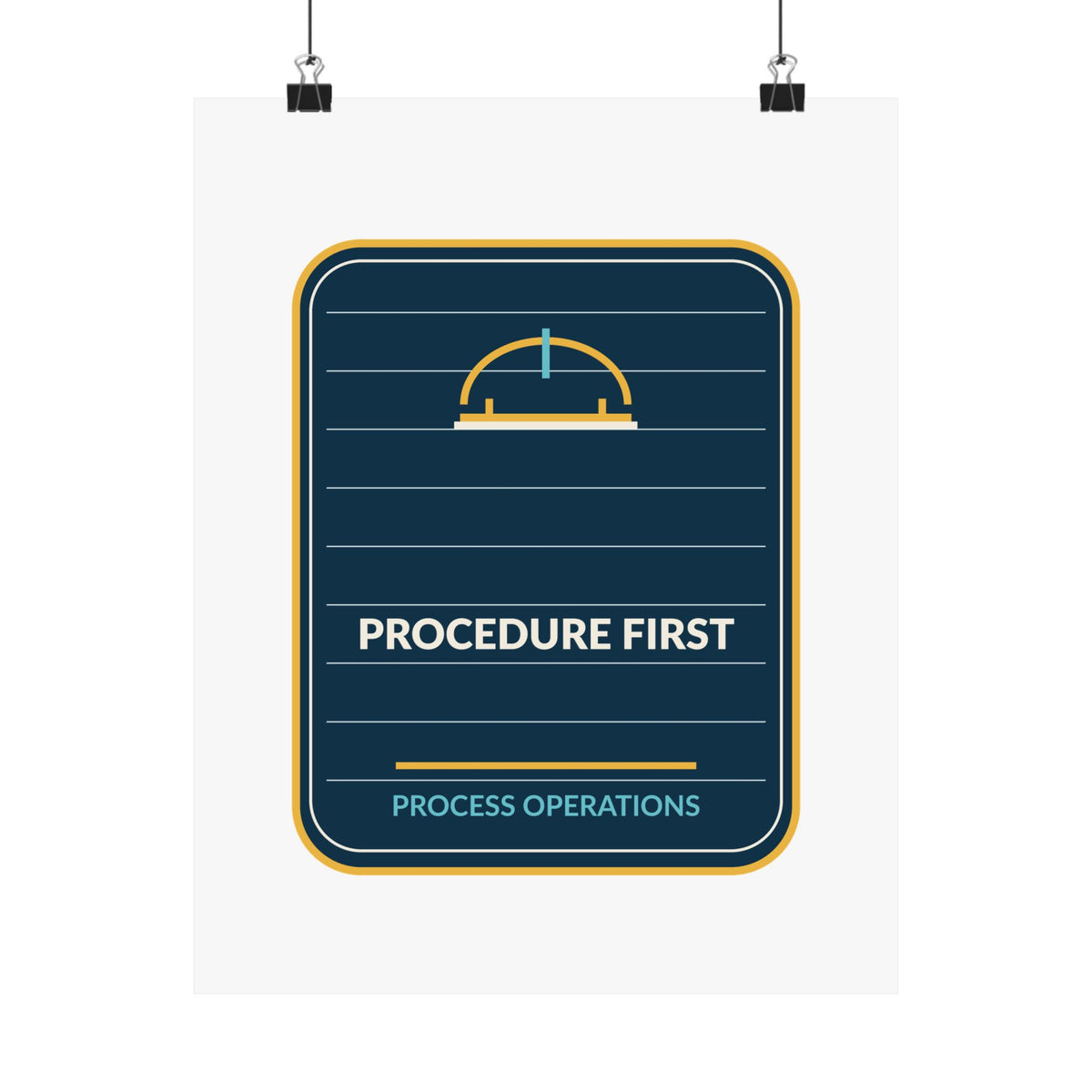 Procedure First Process Operations Poster