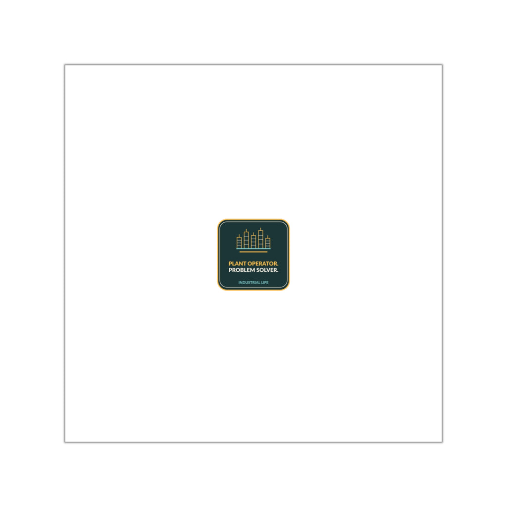 Plant Operator Problem Solver Square Sticker