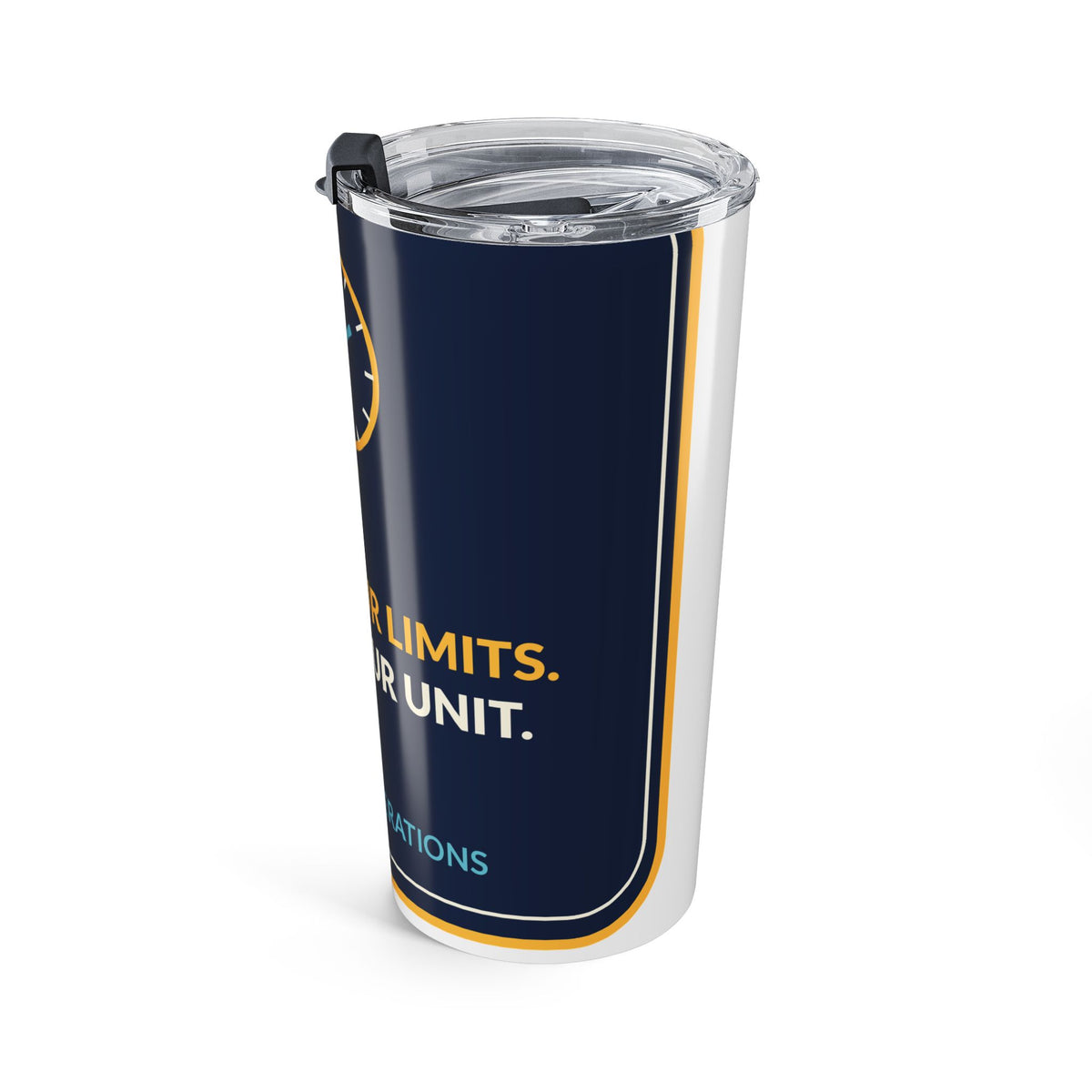 Know Your Limits Know Your Unit 20oz Tumbler