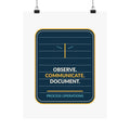 Observe Communicate Document Poster
