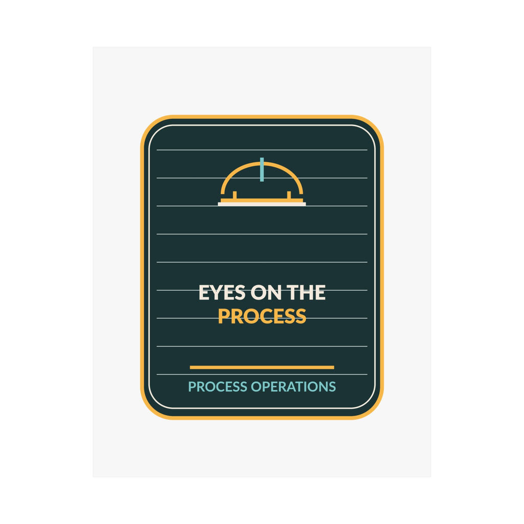 Eyes On The Process Poster