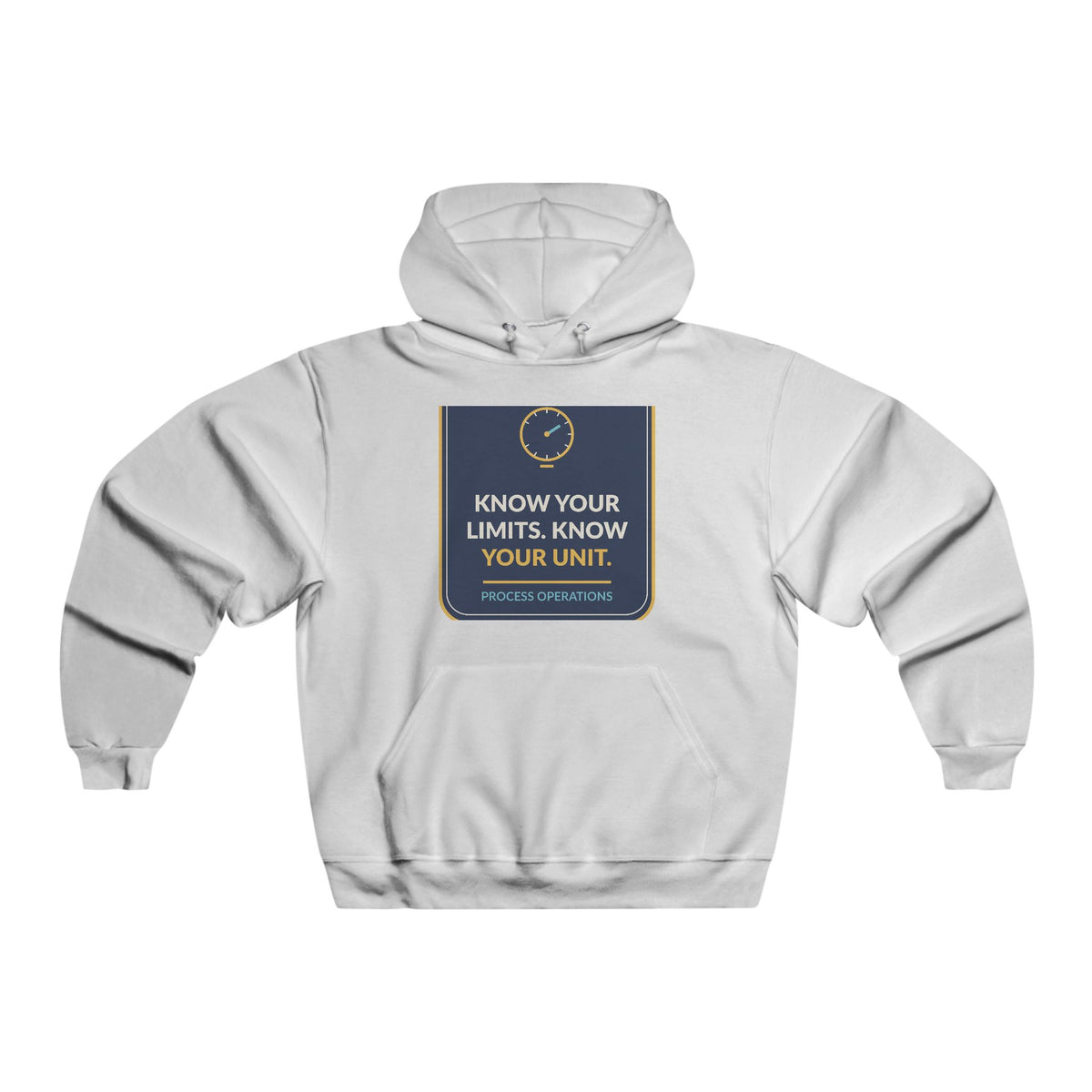 Know Your Limits Know Your Unit Men's Hooded Sweatshirt