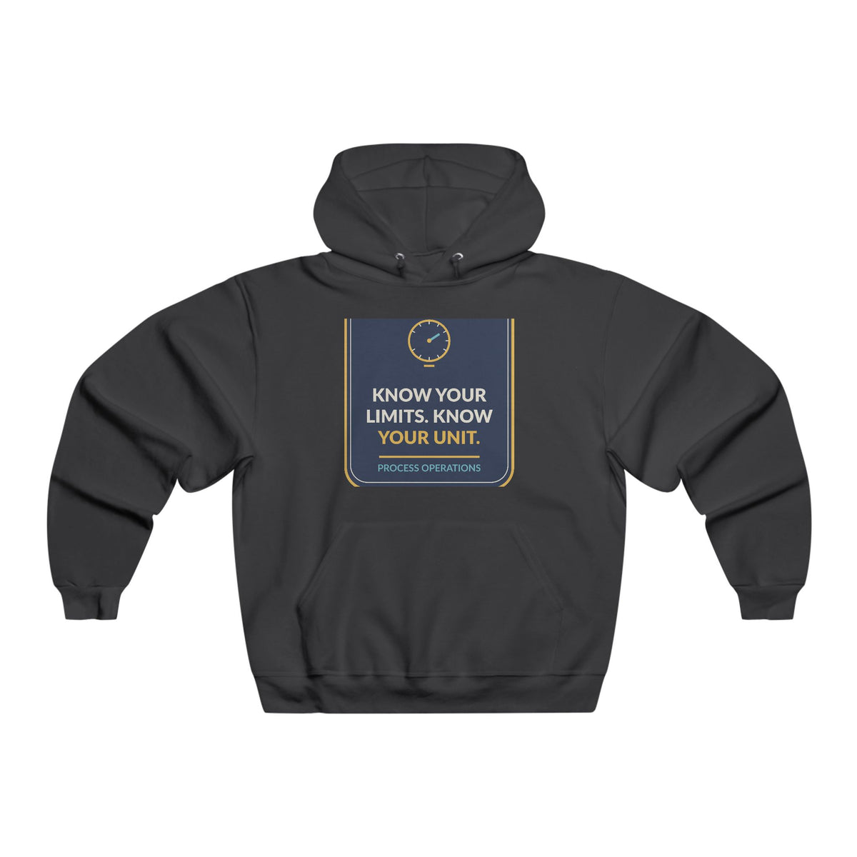 Know Your Limits Know Your Unit Men's Hooded Sweatshirt