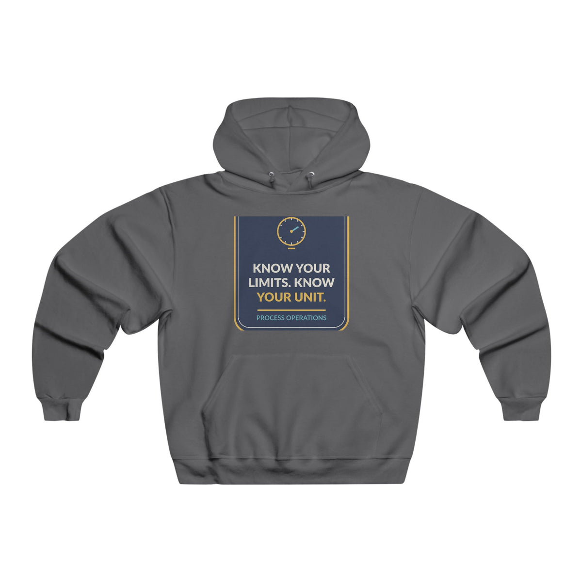 Know Your Limits Know Your Unit Men's Hooded Sweatshirt