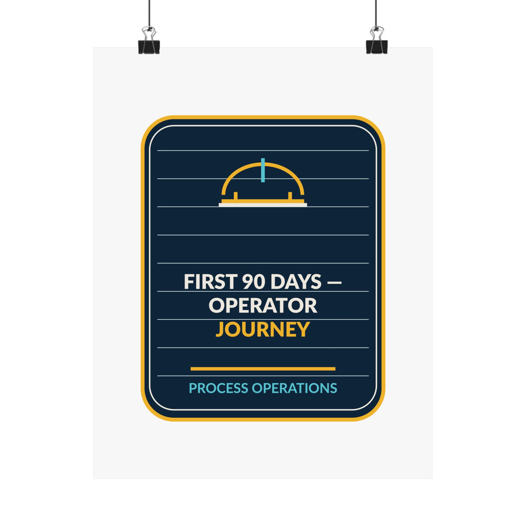 First 90 Days Operator Journey Poster