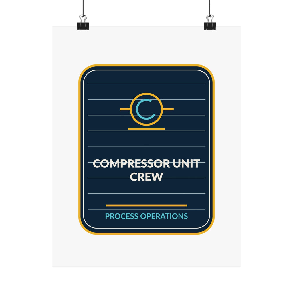 Compressor Unit Crew Poster