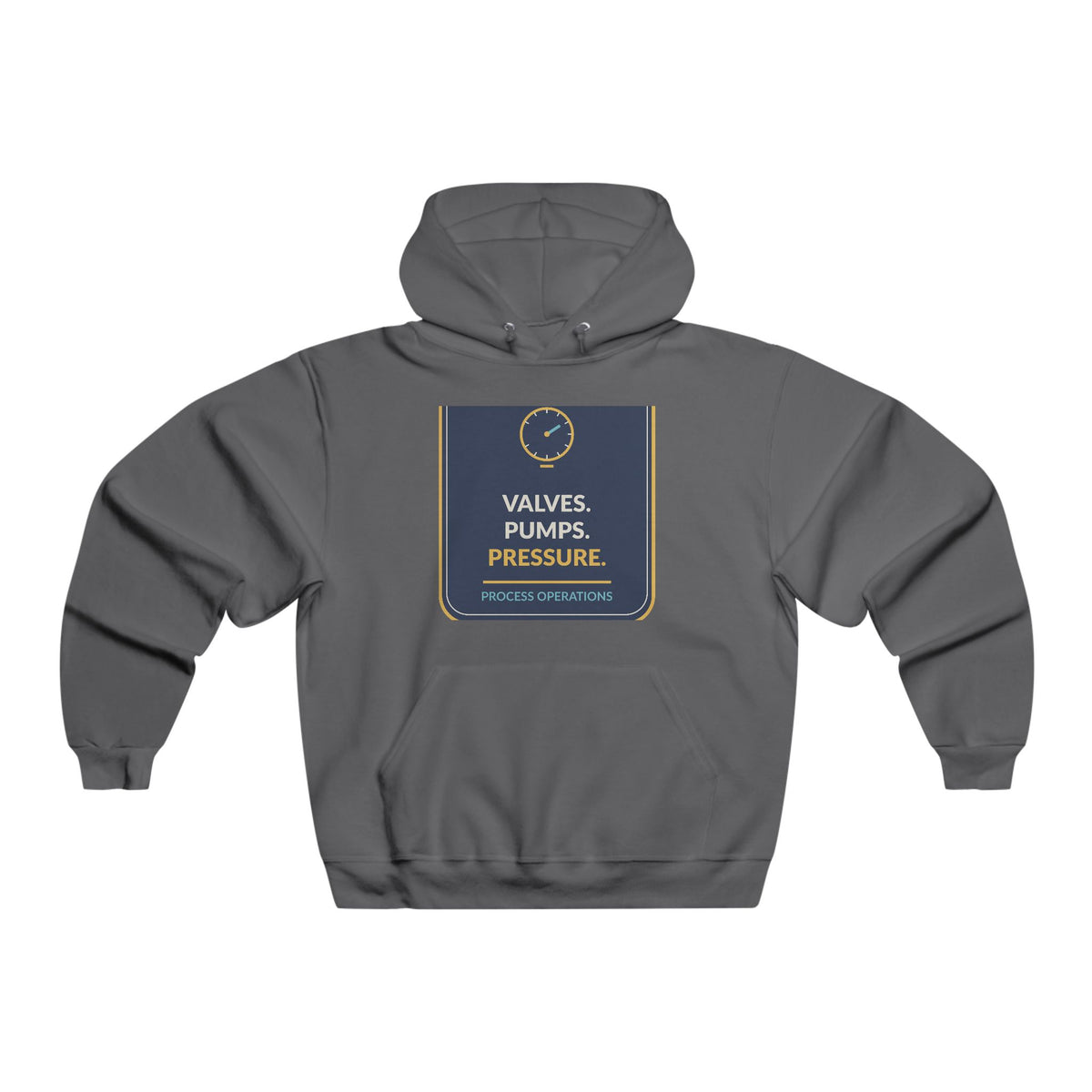 Valves Pumps Pressure Process Operations Hooded Sweatshirt