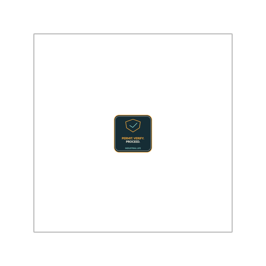 Permit Verify Proceed Sticker
