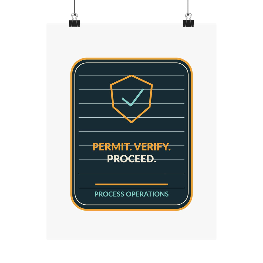 Permit Verify Proceed Poster