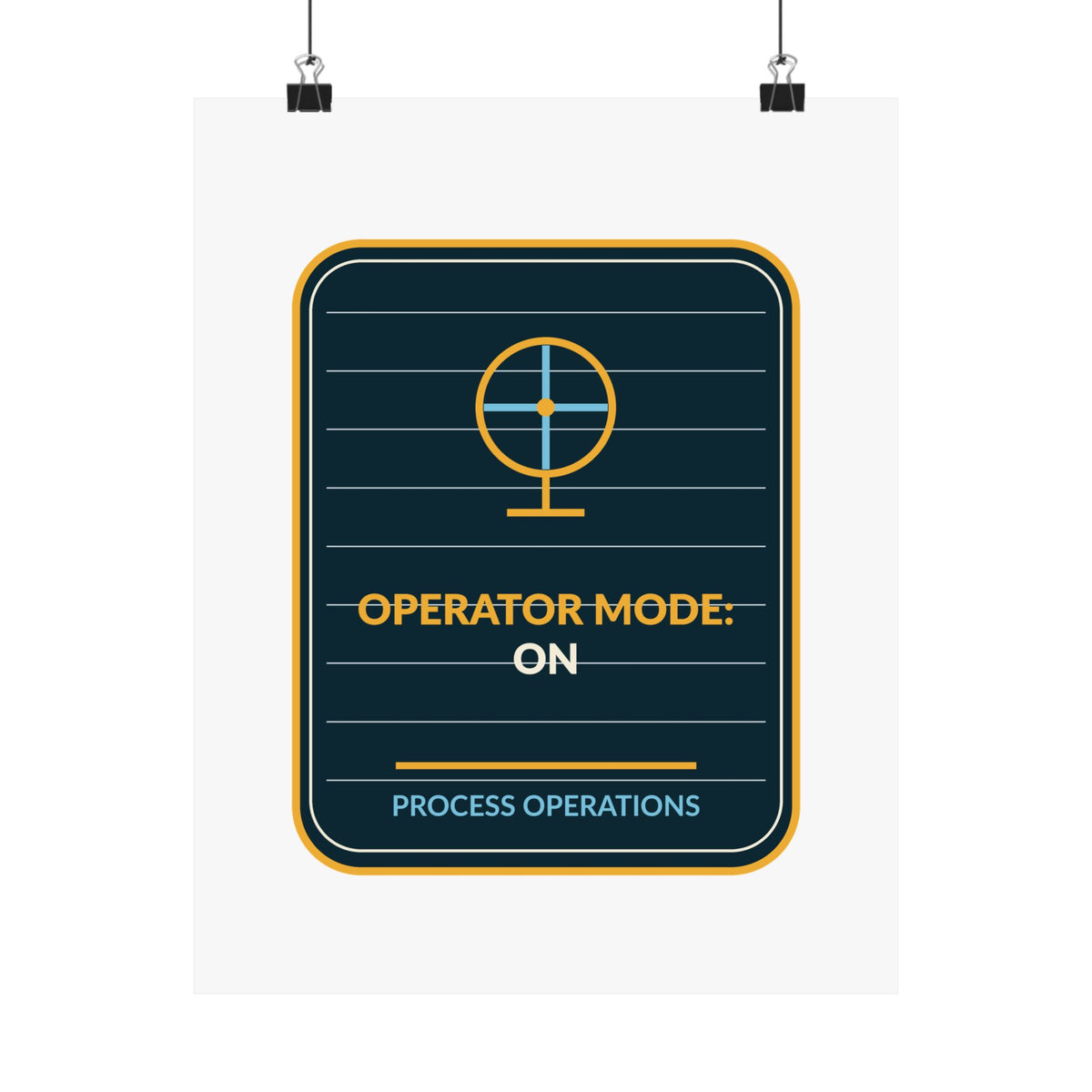 Operator Mode On Poster
