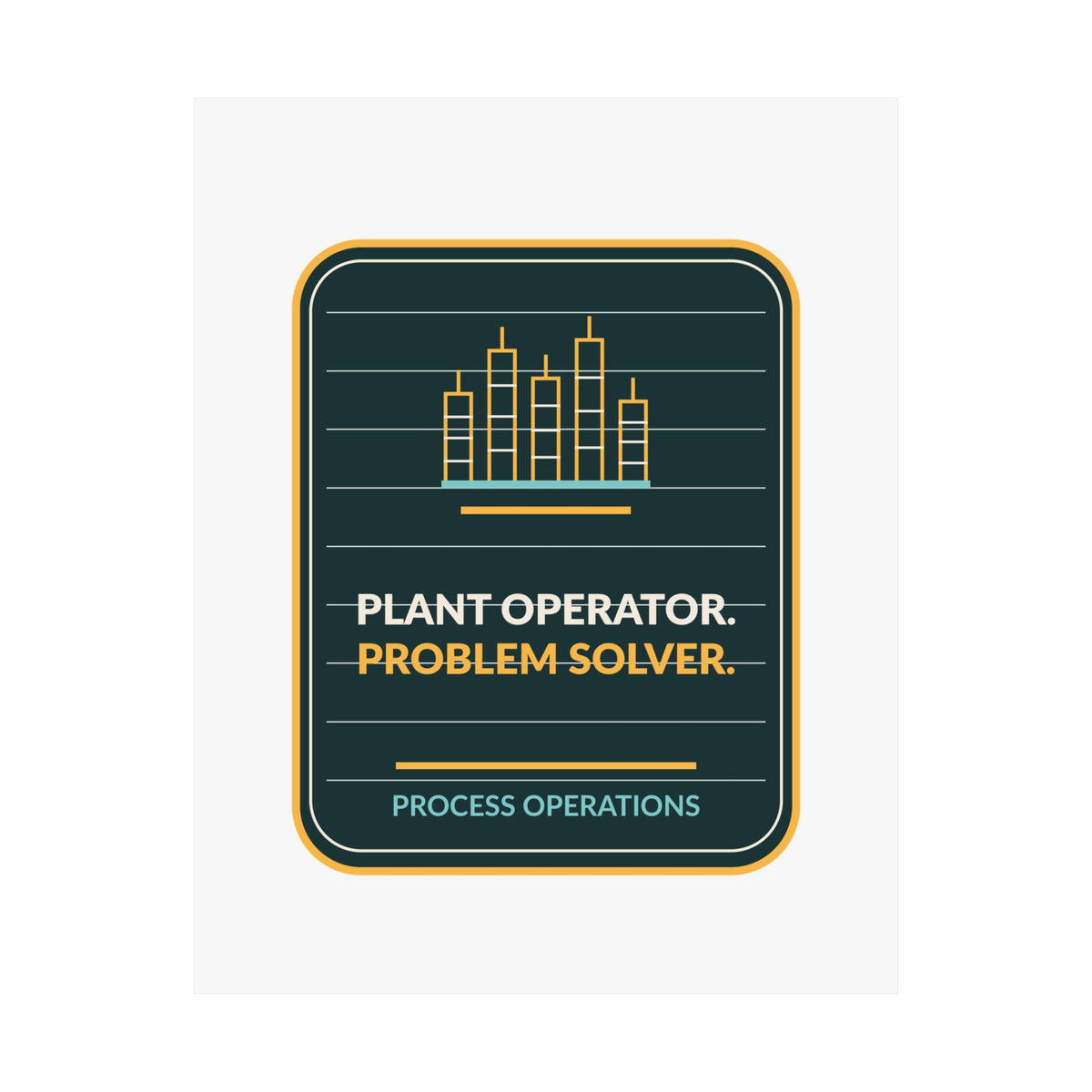 Plant Operator Problem Solver Poster