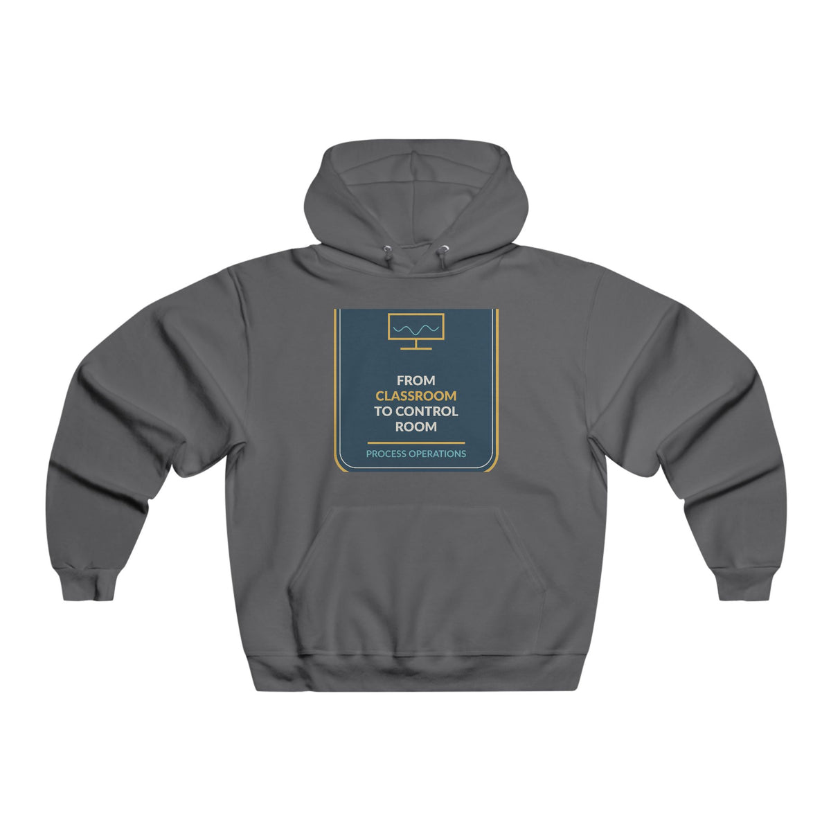 From Classroom To Control Room Men's Hooded Sweatshirt