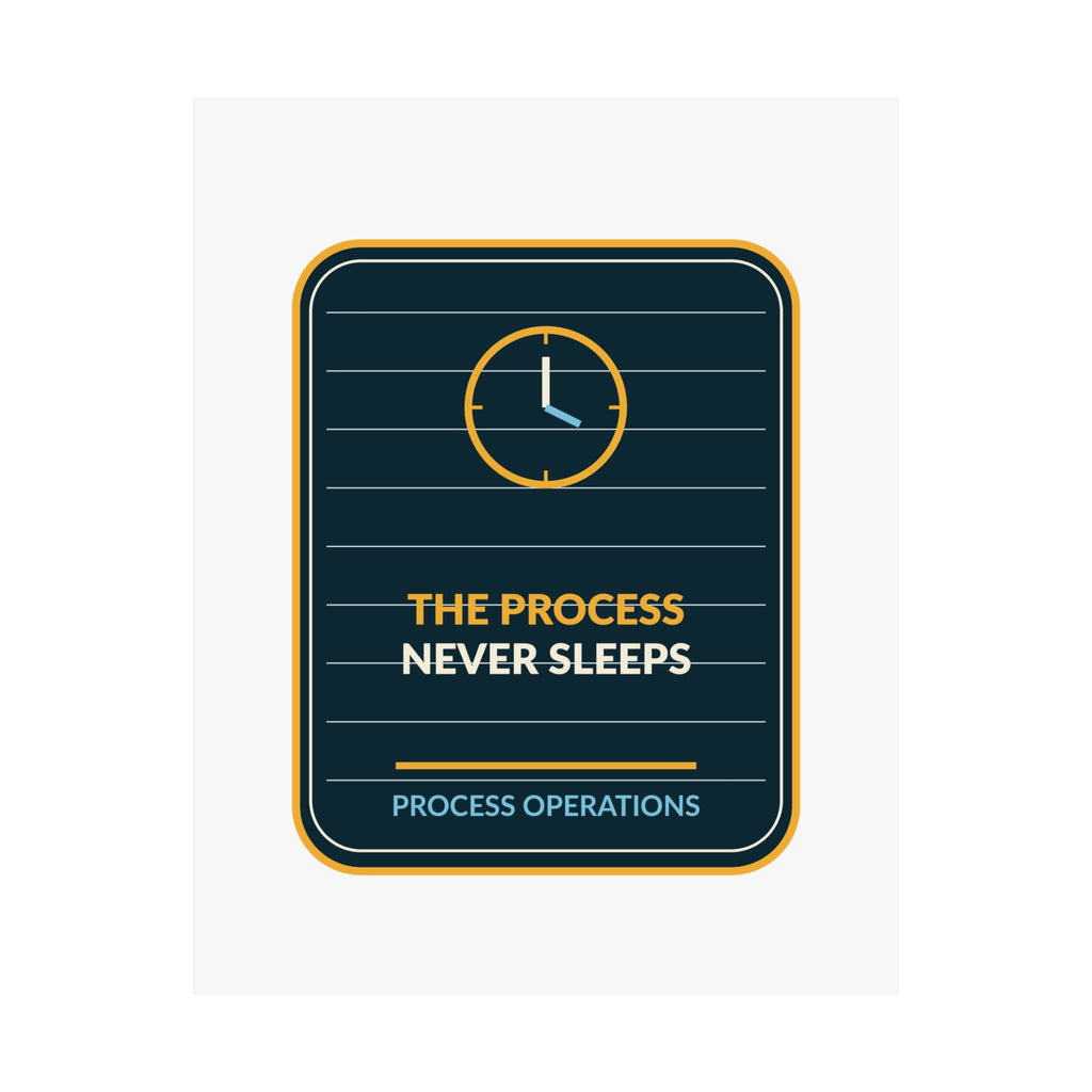The Process Never Sleeps Poster