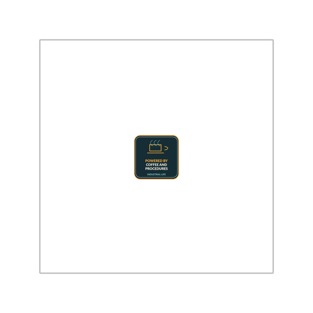 Powered By Coffee And Procedures Sticker
