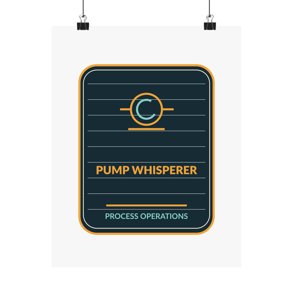 Pump Whisperer Process Operations Poster