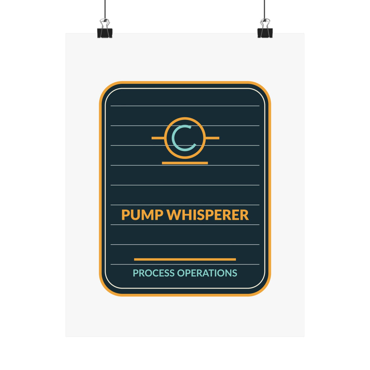 Pump Whisperer Process Operations Poster