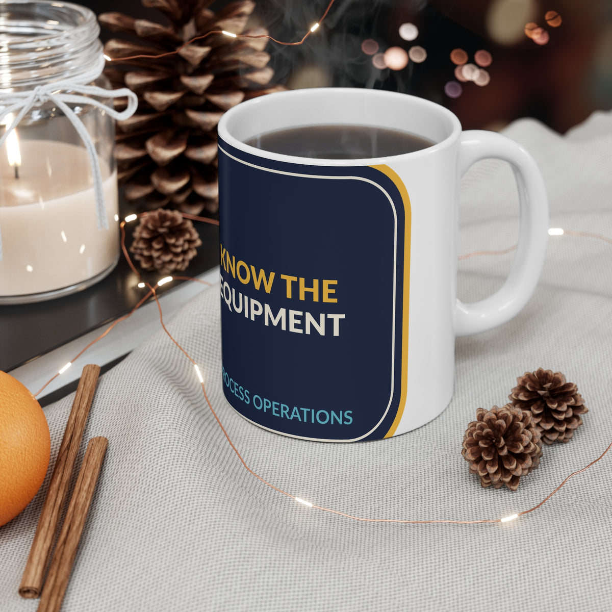 Know The Equipment Coffee Mug