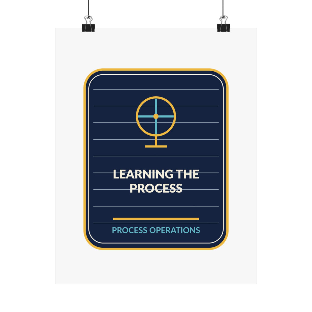 Learning The Process Vertical Poster