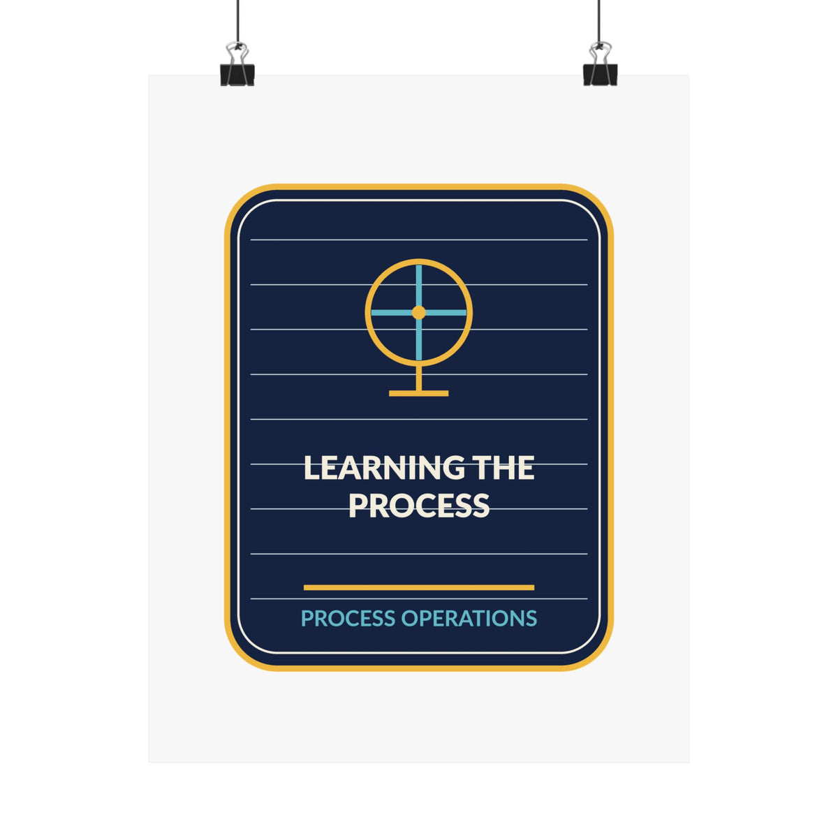 Learning The Process Vertical Poster