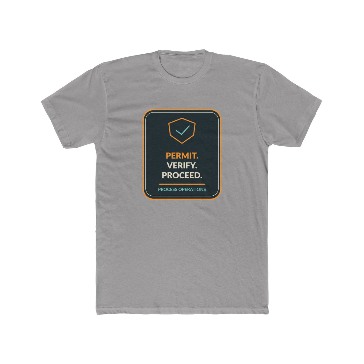 Permit Verify Proceed Shield Unisex Tee