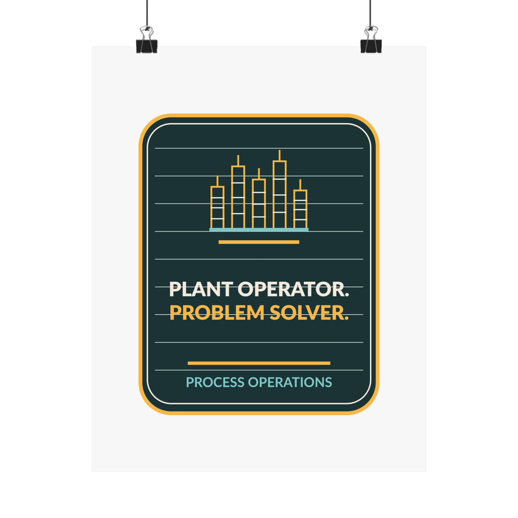 Plant Operator Problem Solver Poster