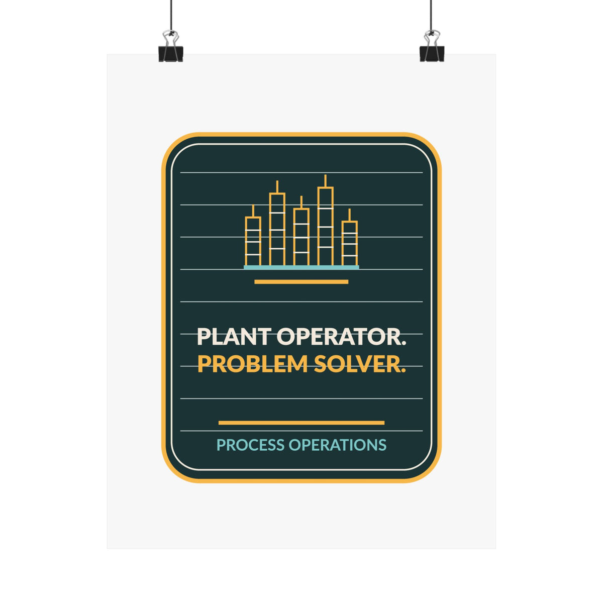 Plant Operator Problem Solver Poster