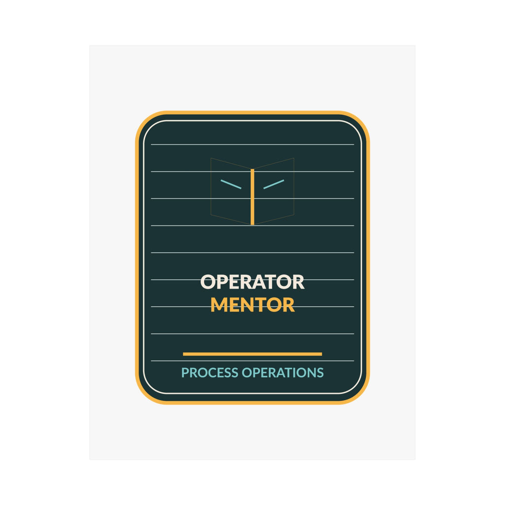 Operator Mentor Process Operations Poster