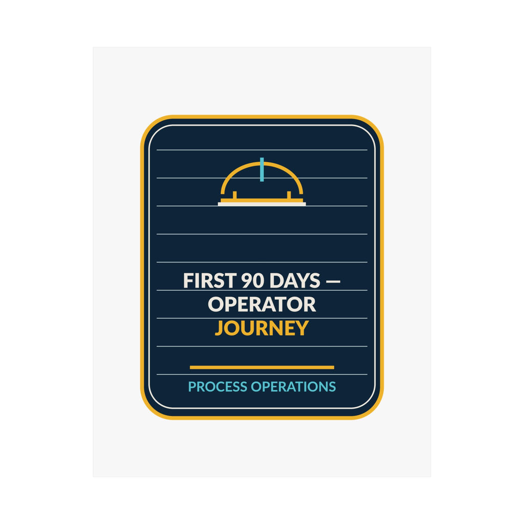First 90 Days Operator Journey Poster