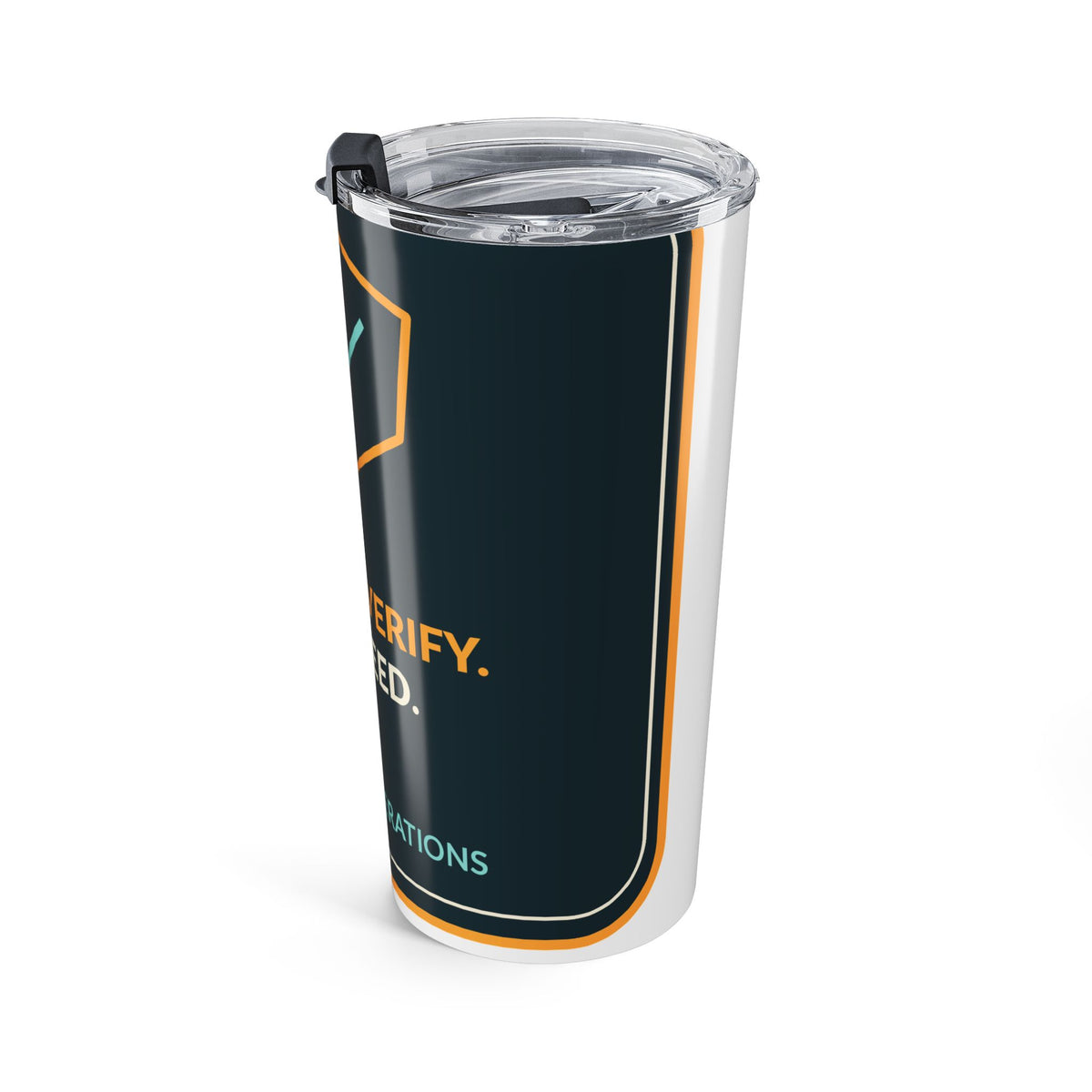 Permit Verify Proceed 20oz Tumbler