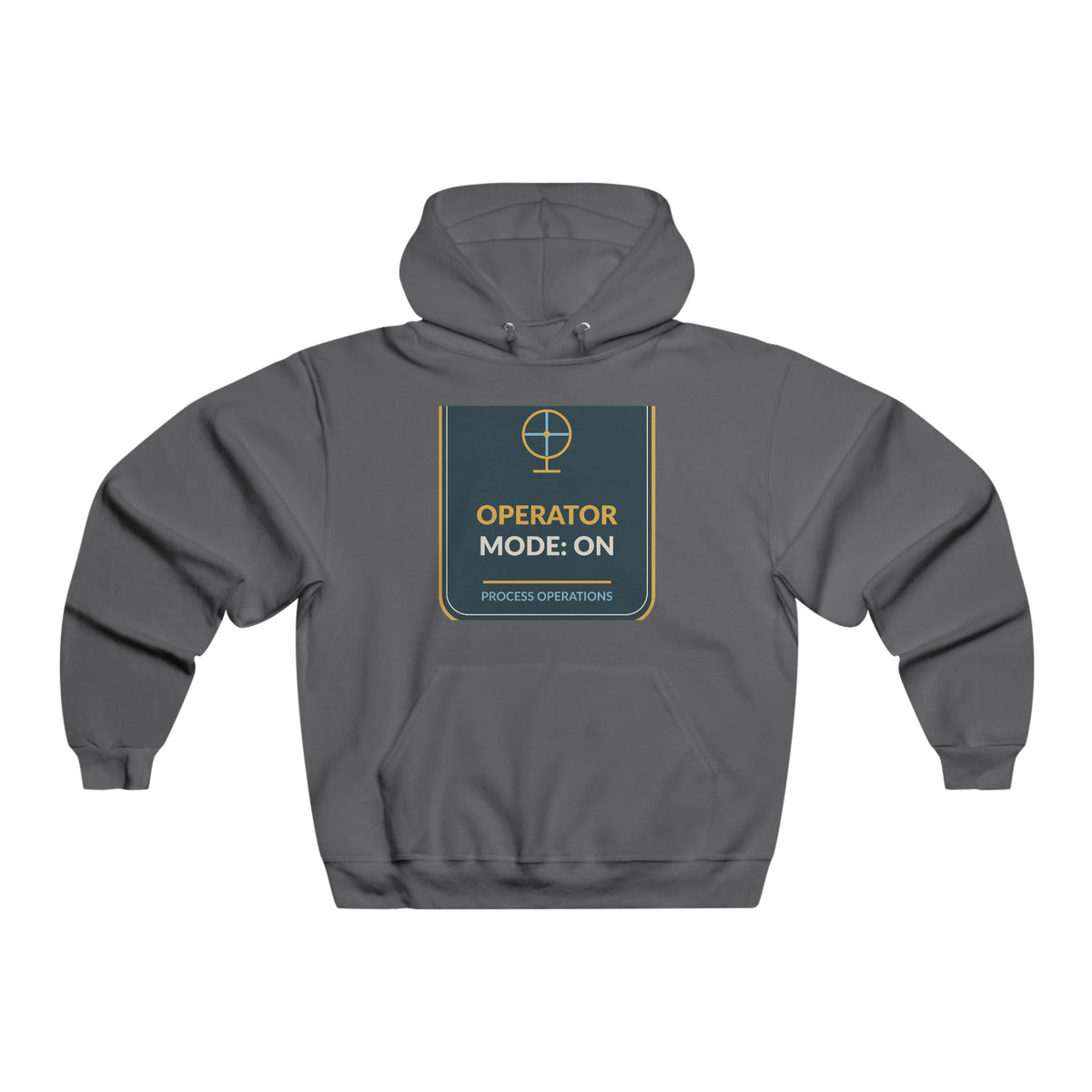 Operator Mode: On Men's Hooded Sweatshirt