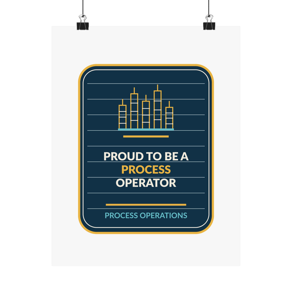 Proud To Be A Process Operator Poster