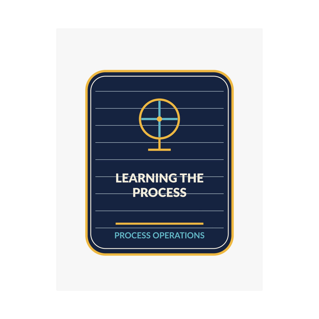 Learning The Process Vertical Poster