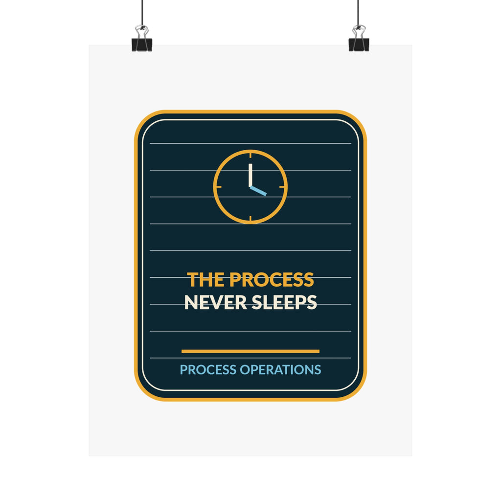 The Process Never Sleeps Poster