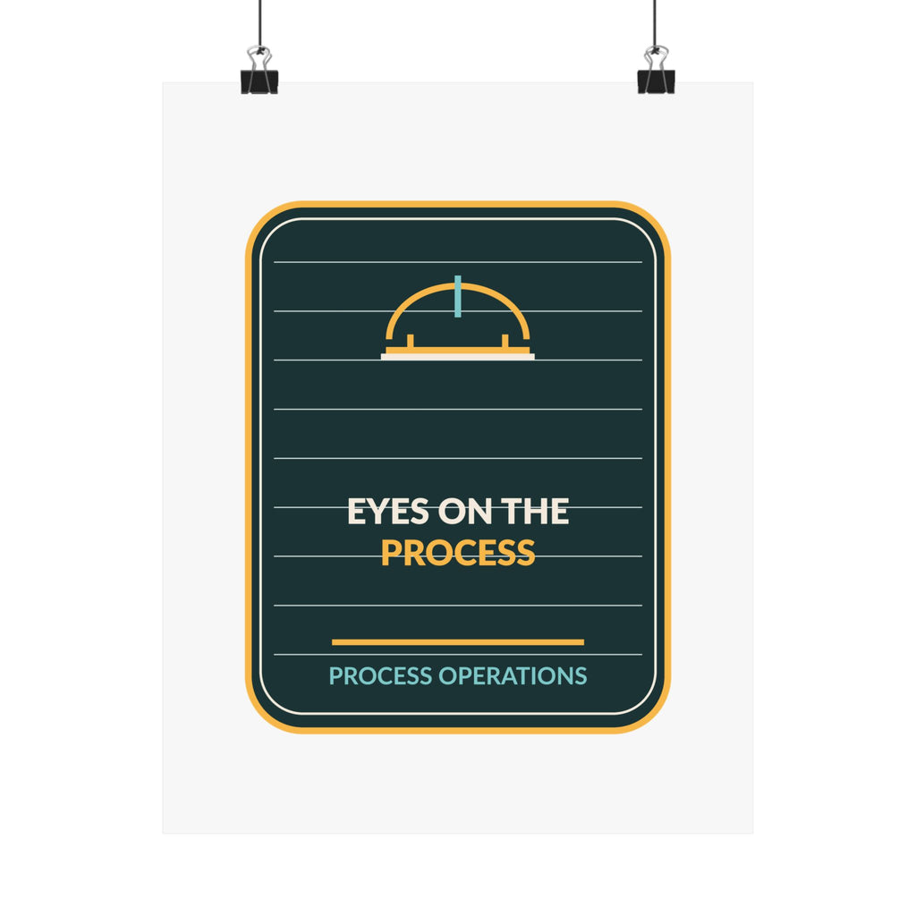 Eyes On The Process Poster