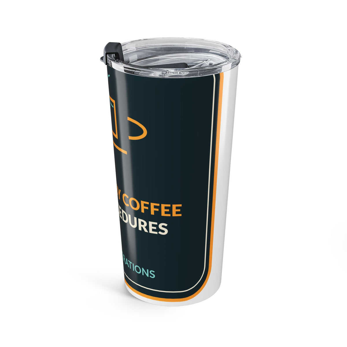 Powered By Coffee And Procedures Insulated Tumbler