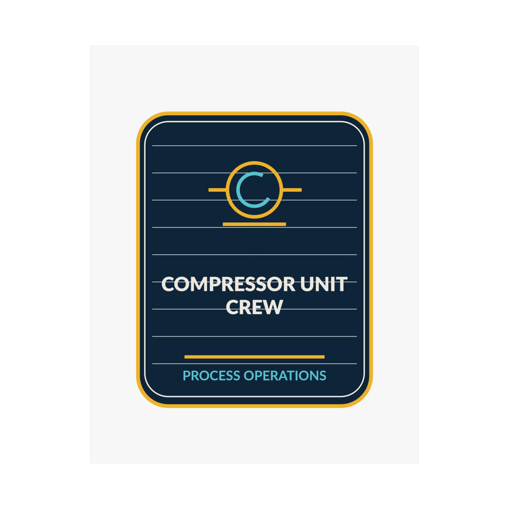 Compressor Unit Crew Poster