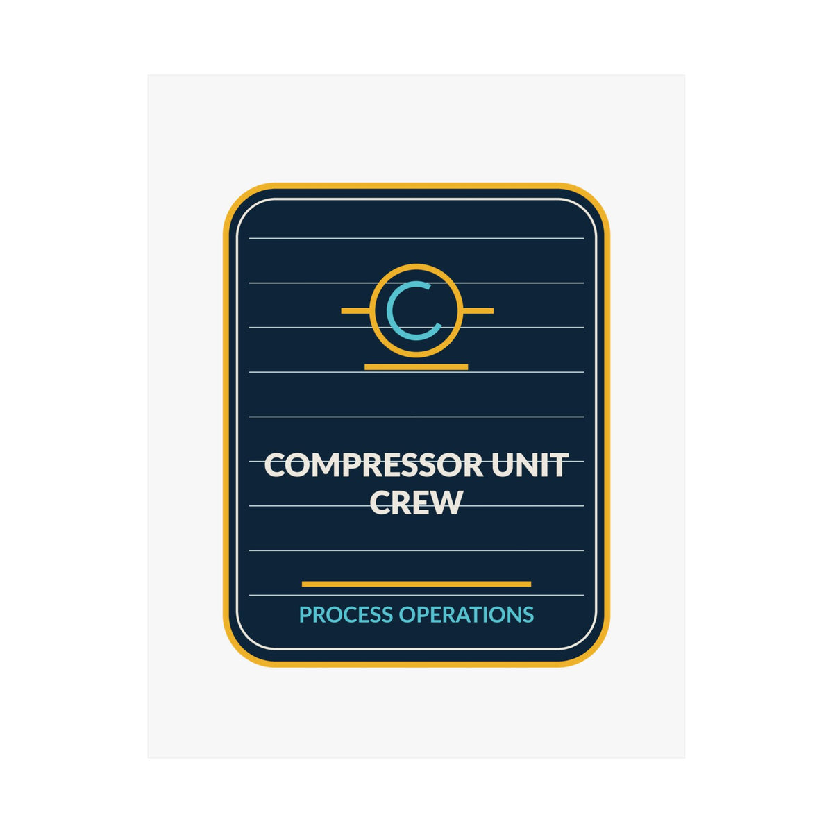 Compressor Unit Crew Poster