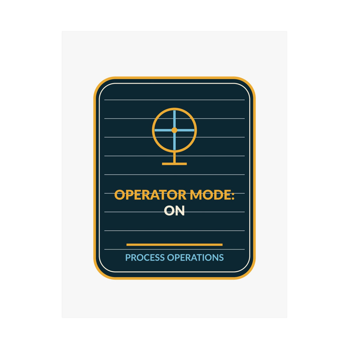 Operator Mode On Poster