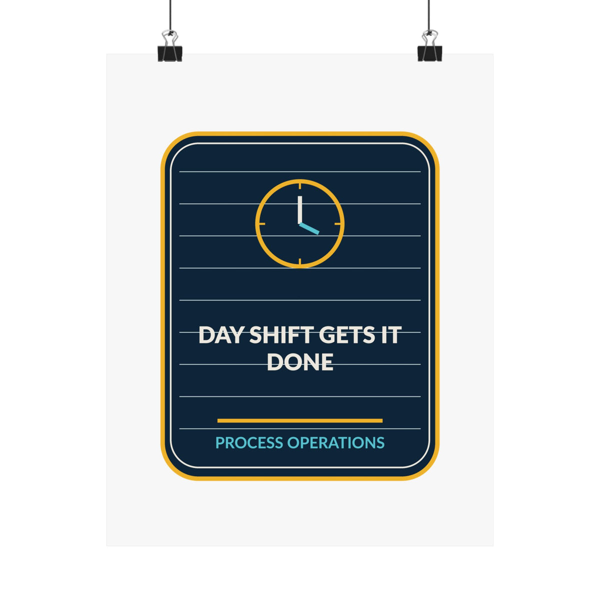 Day Shift Gets It Done Poster