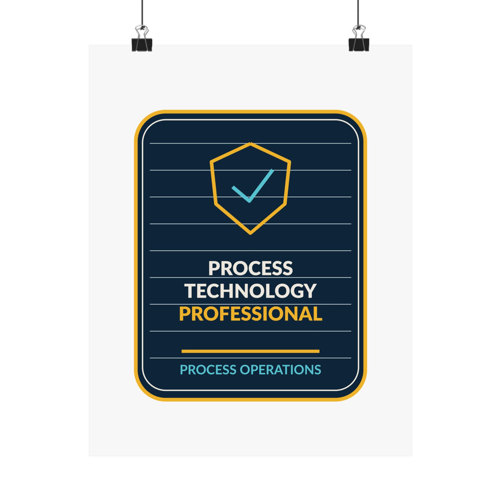Process Technology Professional Badge Poster