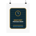 Night Shift Process Crew Poster