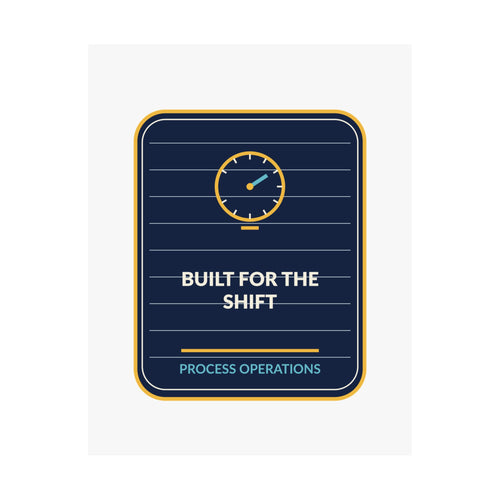 Built For The Shift Process Operations Poster