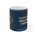 Fueled By Skill And Coffee Ceramic Mug
